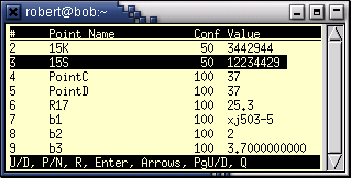 The Cascade DataHub Viewer in Console Mode