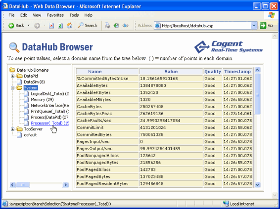 DataHub Browser