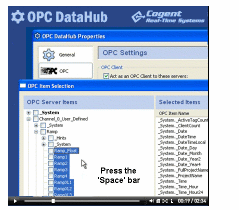 [Image: Screenshot of OPC DataHub video lesson.]